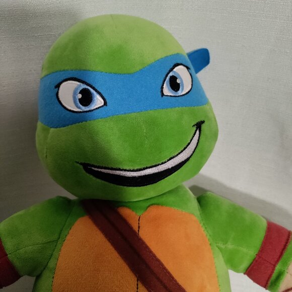 Build-A-Bear TMNT Stuffed Plush Teenage Mutant Ninja Turtles Leonardo - Picture 3 of 6